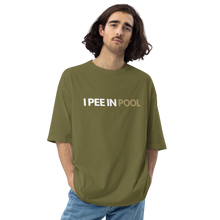 City Green / S I Pee in Pool Unisex Oversized T-Shirt by Design Express