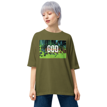 City Green / S Believe in God Unisex Oversized T-Shirt by Design Express