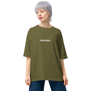 City Green / S You are Enough Unisex Oversized T-Shirt by Design Express