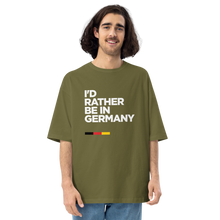 City Green / S I'd Rather Be In Germany Unisex Oversized T-Shirt by Design Express