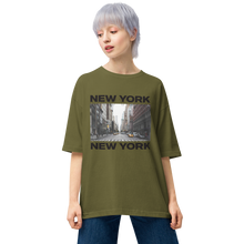 City Green / S New York Front Unisex Oversized Light T-Shirt by Design Express