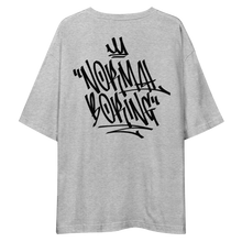 Normal is Boring Graffiti Back Unisex Oversized Light T-Shirt by Design Express