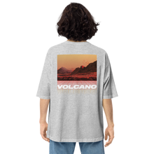 Mixed Grey / S Vulcano Back Unisex Oversized T-Shirt by Design Express