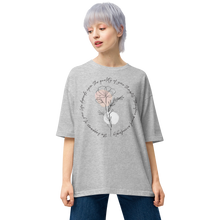 Mixed Grey / S The happiness of your life deppends upon the quality of your thoughts Unisex Oversized T-Shirt by Design Express