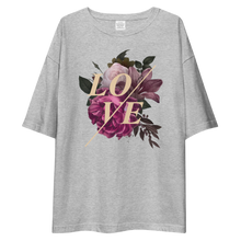 Love Flower Front Unisex Oversized T-Shirt by Design Express