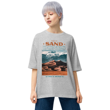 Mixed Grey / S Great Sand Dunes Front Unisex Oversized T-Shirt by Design Express