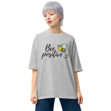 Mixed Grey / S Bee Positive Unisex Oversized Light T-Shirt by Design Express