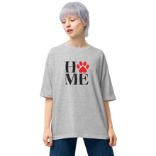 Mixed Grey / S Home (Pet Lover) Unisex Oversized Light T-Shirt by Design Express