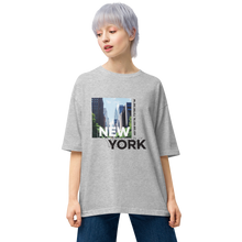 Mixed Grey / S New York Coordinates Unisex Oversized Light T-Shirt by Design Express