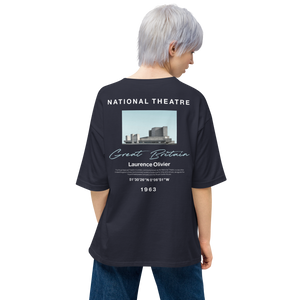 Great Britain National Theatre Back Unisex Oversized T-Shirt by Design Express