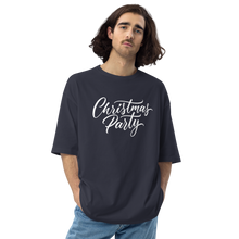 Navy / S Christmas Party Unisex Oversized T-Shirt by Design Express