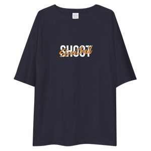 Shoot Streetball Back Unisex Oversized Dark T-Shirt by Design Express