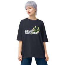 Navy / S Lilium Candidum Unisex Oversized T-Shirt by Design Express