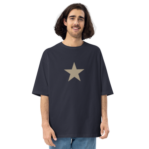 Navy / S Star Unisex Oversized T-Shirt by Design Express