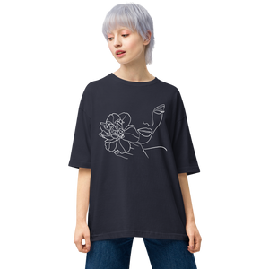 Navy / S Beauty Line Unisex Oversized T-Shirt by Design Express