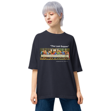 The Last Supper Unisex Oversized Dark T-Shirt by Design Express