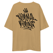 Normal is Boring Graffiti Back Unisex Oversized Light T-Shirt by Design Express