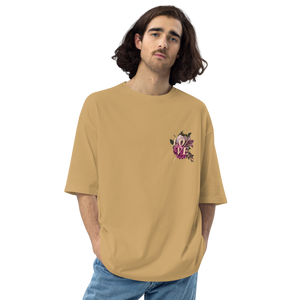 Love Flower Back Unisex Oversized T-Shirt by Design Express