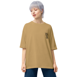 Make Peace Not War Back Unisex Oversized Light T-Shirt by Design Express