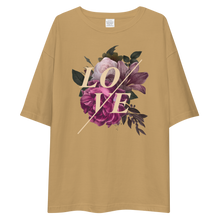 Love Flower Front Unisex Oversized T-Shirt by Design Express