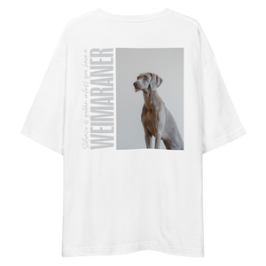 Weimaraner Unisex Oversized T-Shirt by Design Express