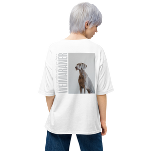 Weimaraner Unisex Oversized T-Shirt by Design Express