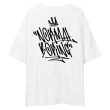 Normal is Boring Graffiti Back Unisex Oversized Light T-Shirt by Design Express