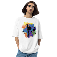 White / S Abstract Series 06 Unisex Oversized T-Shirt by Design Express