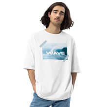 White / S The Wave Unisex Oversized T-Shirt by Design Express