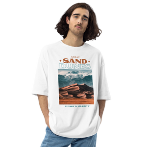 Great Sand Dunes Front Unisex Oversized T-Shirt by Design Express