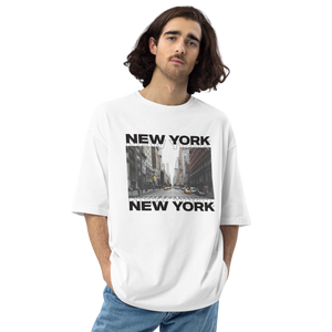 New York Front Unisex Oversized Light T-Shirt by Design Express