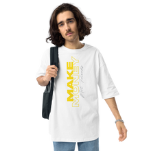 Make Money Not Friends Typography Front Unisex Oversized T-Shirt by Design Express