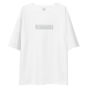 Weimaraner Unisex Oversized T-Shirt by Design Express