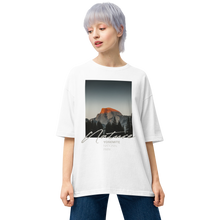 White / S Nature Yosemite Front Unisex Oversized T-Shirt by Design Express