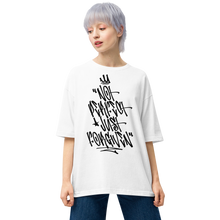 White / S Not Perfect Just Forgiven Unisex Oversized Light T-Shirt by Design Express