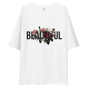 Beautiful Flower Unisex Oversized Light T-Shirt by Design Express