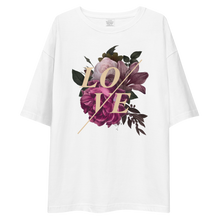 Love Flower Front Unisex Oversized T-Shirt by Design Express