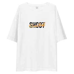 Shoot Streetball Back Unisex Oversized Light T-Shirt by Design Express