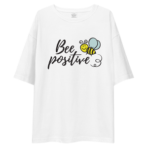 Bee Positive Unisex Oversized Light T-Shirt by Design Express