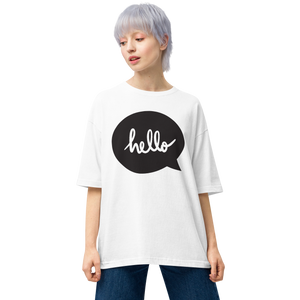 Hello Unisex Oversized T-Shirt by Design Express