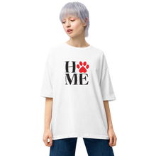 White / S Home (Pet Lover) Unisex Oversized Light T-Shirt by Design Express