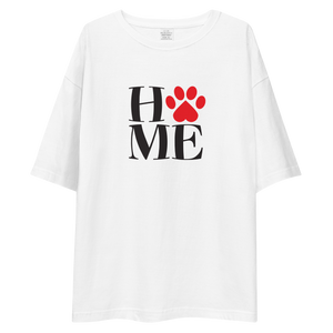 Home (Pet Lover) Unisex Oversized Light T-Shirt by Design Express