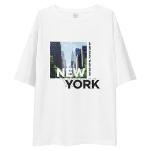 New York Coordinates Unisex Oversized Light T-Shirt by Design Express