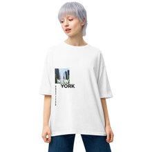 New York Coordinates Front Unisex Oversized Light T-Shirt by Design Express