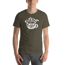 Army / S But First Coffee (Coffee Lover) Funny Unisex T-Shirt by Design Express