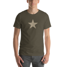 Army / S Star Short-Sleeve Unisex T-Shirt by Design Express