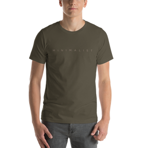 Army / S Minimalist Short-Sleeve Unisex T-Shirt by Design Express