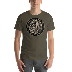 Army / S Born to be Wild, Born to be Free Short-Sleeve Unisex T-Shirt by Design Express