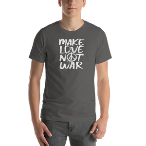 Asphalt / S Make Love Not War (Funny) Unisex T-Shirt by Design Express