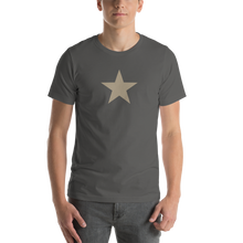 Asphalt / S Star Short-Sleeve Unisex T-Shirt by Design Express